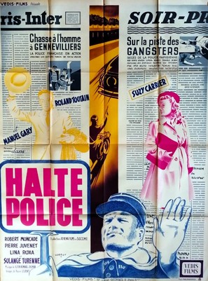 Halte... Police! - French Movie Poster (thumbnail)