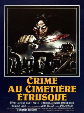 Assassinio al cimitero etrusco - French Movie Poster (thumbnail)