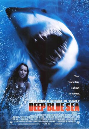 Deep Blue Sea - Movie Poster (thumbnail)