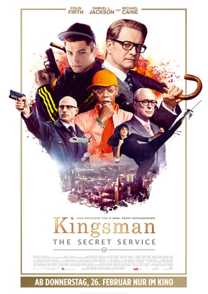 Kingsman: The Secret Service - German Movie Poster (thumbnail)