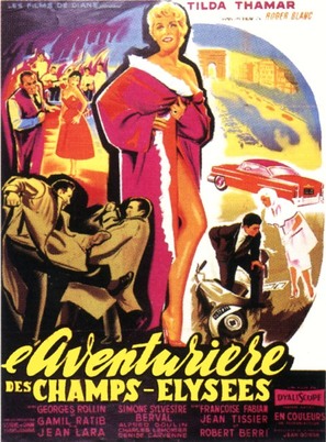 L&#039;aventuri&egrave;re des Champs-&Eacute;lys&eacute;es - French Movie Poster (thumbnail)