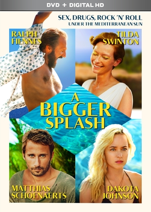 A Bigger Splash - DVD movie cover (thumbnail)