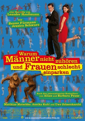 Warum M&auml;nner nicht zuh&ouml;ren und Frauen schlecht einparken k&ouml;nnen - German Movie Poster (thumbnail)