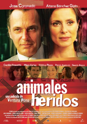 Animals ferits - Spanish Movie Poster (thumbnail)