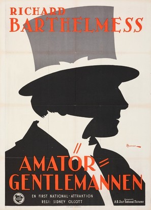 The Amateur Gentleman - Swedish Movie Poster (thumbnail)