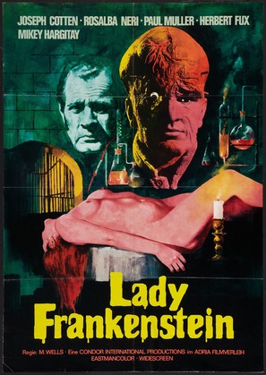 La figlia di Frankenstein - German Movie Poster (thumbnail)