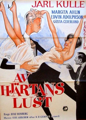 Av hj&auml;rtans lust - Swedish Movie Poster (thumbnail)