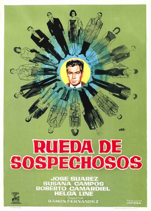 Rueda de sospechosos - Spanish Movie Poster (thumbnail)