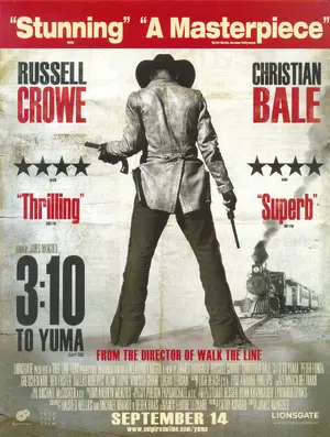 3:10 to Yuma - British Movie Poster (thumbnail)