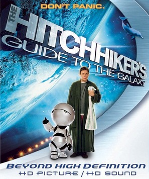 The Hitchhiker&#039;s Guide to the Galaxy - Blu-Ray movie cover (thumbnail)