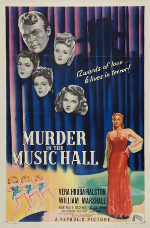 Murder in the Music Hall - Movie Poster (thumbnail)