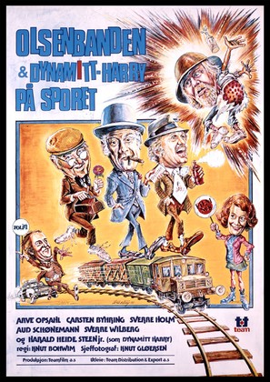 Olsenbanden og Dynamitt-Harry p&aring; sporet - Norwegian Movie Poster (thumbnail)