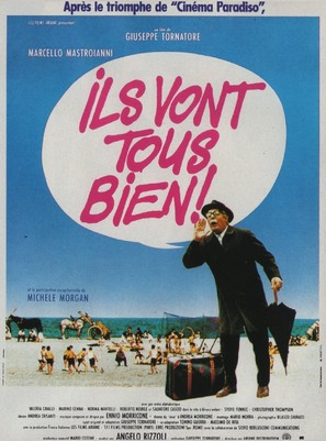 Stanno tutti bene - French Movie Poster (thumbnail)