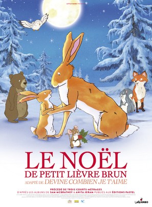 Guess How Much I Love You: The Adventures of Little Nutbrown Hare - Christmas to the Moon and Back - French Movie Poster (thumbnail)