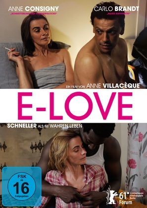 E-love - German DVD movie cover (thumbnail)