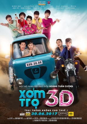 Xom Tro 3D - Vietnamese Movie Poster (thumbnail)