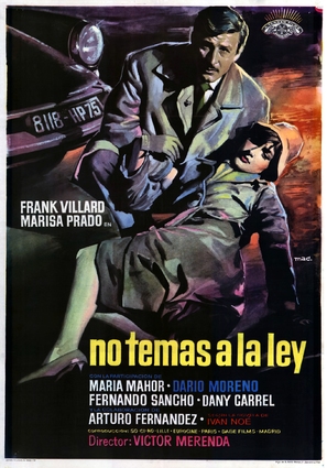 No temas a la ley - Spanish Movie Poster (thumbnail)