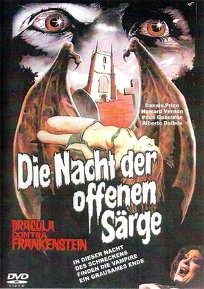 Dr&aacute;cula contra Frankenstein - German DVD movie cover (thumbnail)