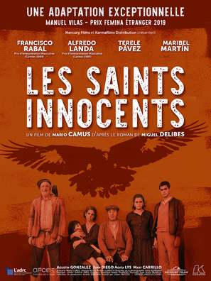 Los santos inocentes - French Movie Poster (thumbnail)