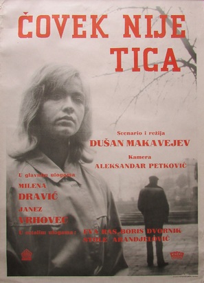 Covek nije tica - Yugoslav Movie Poster (thumbnail)