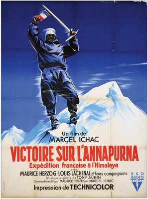 Victoire sur l&#039;Annapurna - French Movie Poster (thumbnail)