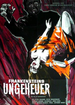 The Evil of Frankenstein - German Movie Poster (thumbnail)