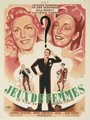 Jeux de femmes - French Movie Poster (thumbnail)