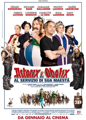 Ast&eacute;rix et Ob&eacute;lix: Au Service de Sa Majest&eacute; - Italian Movie Poster (thumbnail)