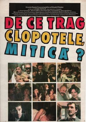 De ce trag clopotele, Mitica? - Romanian Movie Poster (thumbnail)