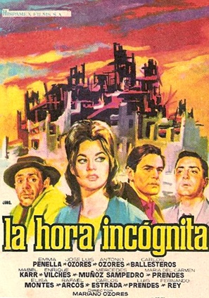 La hora inc&oacute;gnita - Spanish Movie Poster (thumbnail)