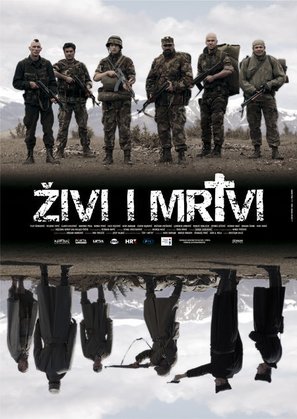 Zivi i mrtvi - Croatian Movie Poster (thumbnail)