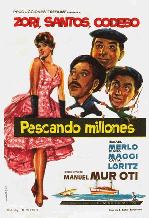 Pescando millones - Spanish Movie Poster (thumbnail)