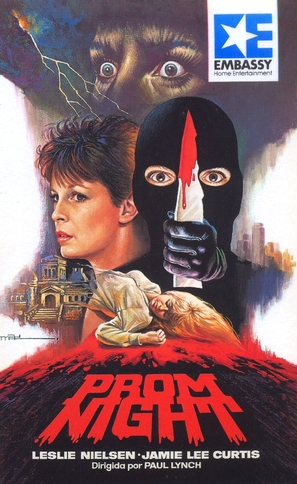 Prom Night - Spanish VHS movie cover (thumbnail)