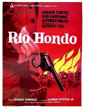 R&iacute;o Hondo - Mexican Movie Poster (thumbnail)