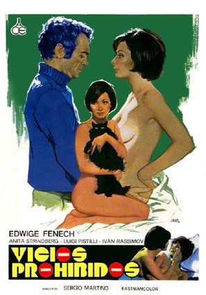 Il tuo vizio &egrave; una stanza chiusa e solo io ne ho la chiave - Spanish Movie Poster (thumbnail)