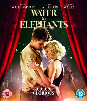 Water for Elephants - British Blu-Ray movie cover (thumbnail)