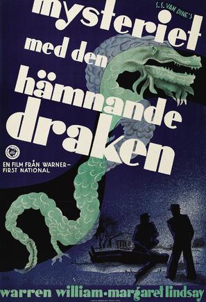 The Dragon Murder Case - Swedish Theatrical movie poster (thumbnail)
