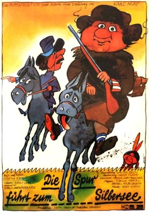 Die Spur f&uuml;hrt zum Silbersee - German Movie Poster (thumbnail)