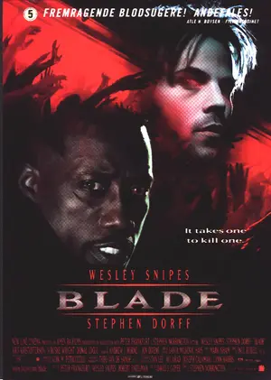 Blade - Danish Movie Poster (thumbnail)