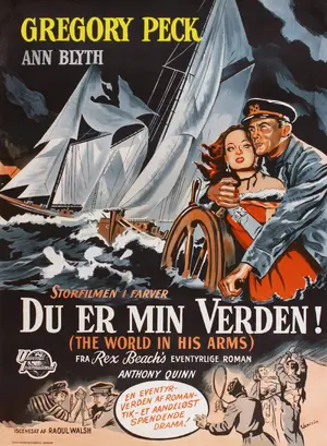 The World in His Arms Poster