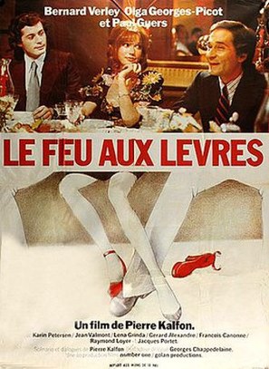 Le feu aux l&egrave;vres - French Movie Poster (thumbnail)