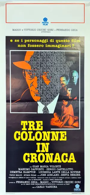 Tre colonne in cronaca Poster