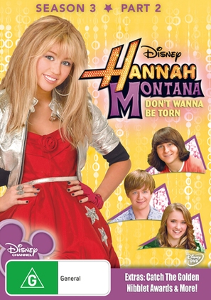 &quot;Hannah Montana&quot; - Australian DVD movie cover (thumbnail)