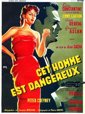 Cet homme est dangereux - French Movie Poster (thumbnail)
