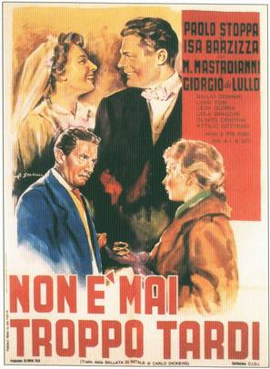 Non &egrave; mai troppo tardi - Italian Movie Poster (thumbnail)