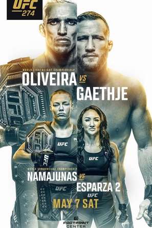 UFC 274: Oliveira vs. Gaethje - Movie Poster (thumbnail)