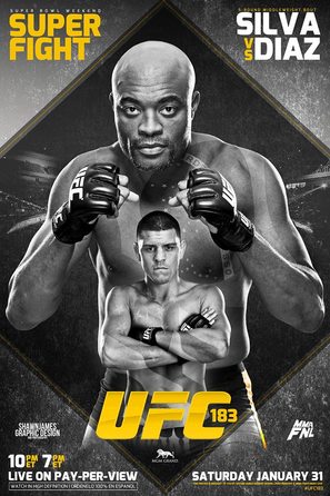 UFC 183: Silva vs. Diaz - Movie Poster (thumbnail)