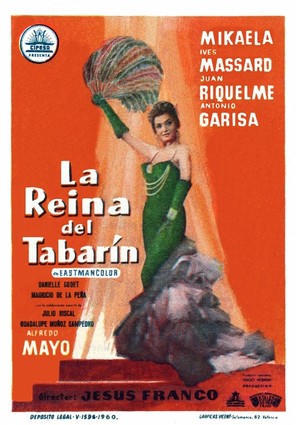 La reina del Tabar&iacute;n - Spanish Movie Poster (thumbnail)