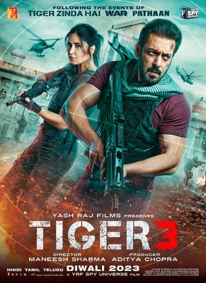 Tiger 3 - Indian Movie Poster (thumbnail)