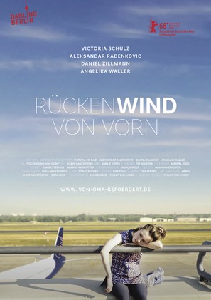 R&uuml;ckenwind von vorn - German Movie Poster (thumbnail)